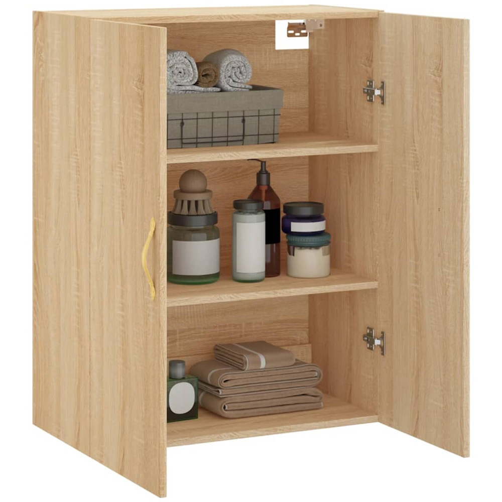 vidaXL 2 Door Sonoma Oak Wall Mounted Cabinet Image 5