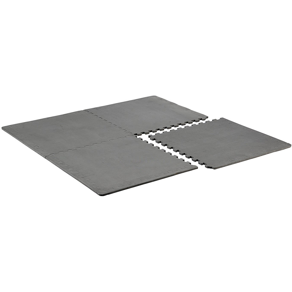 York Fitness Floor Guard Tile 60cm 4 Pack Image 2