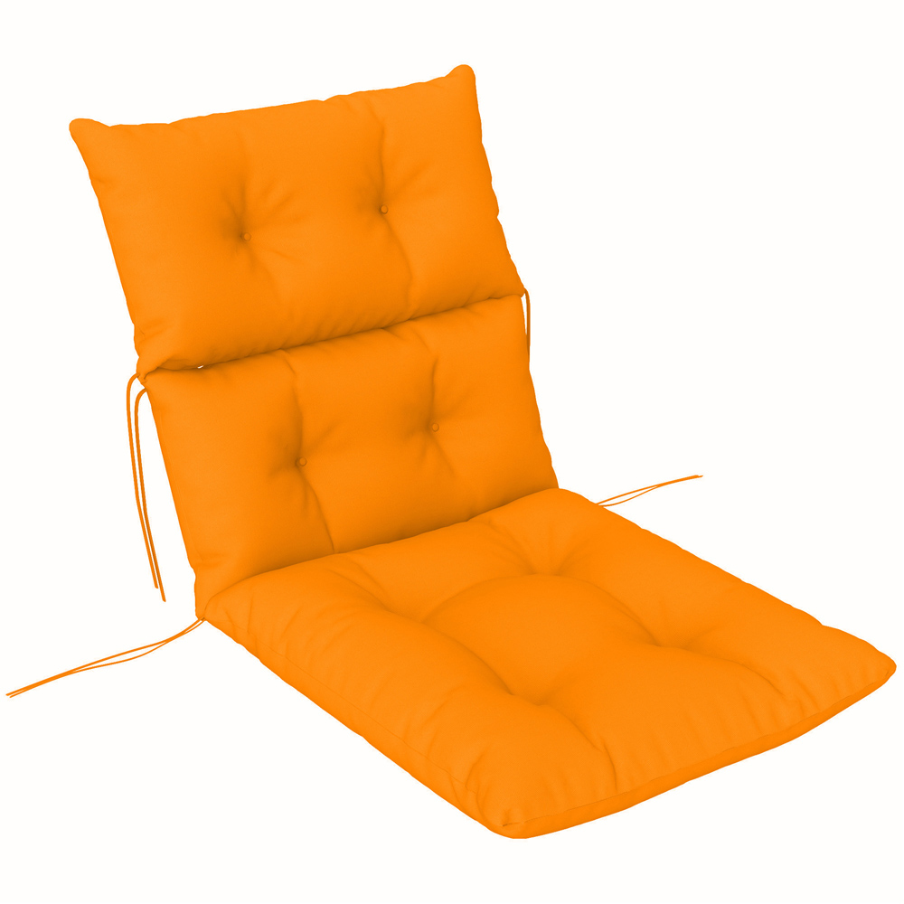 Outsunny Orange Adirondack Rocking Chair Cushion 115 x 56cm Image 1