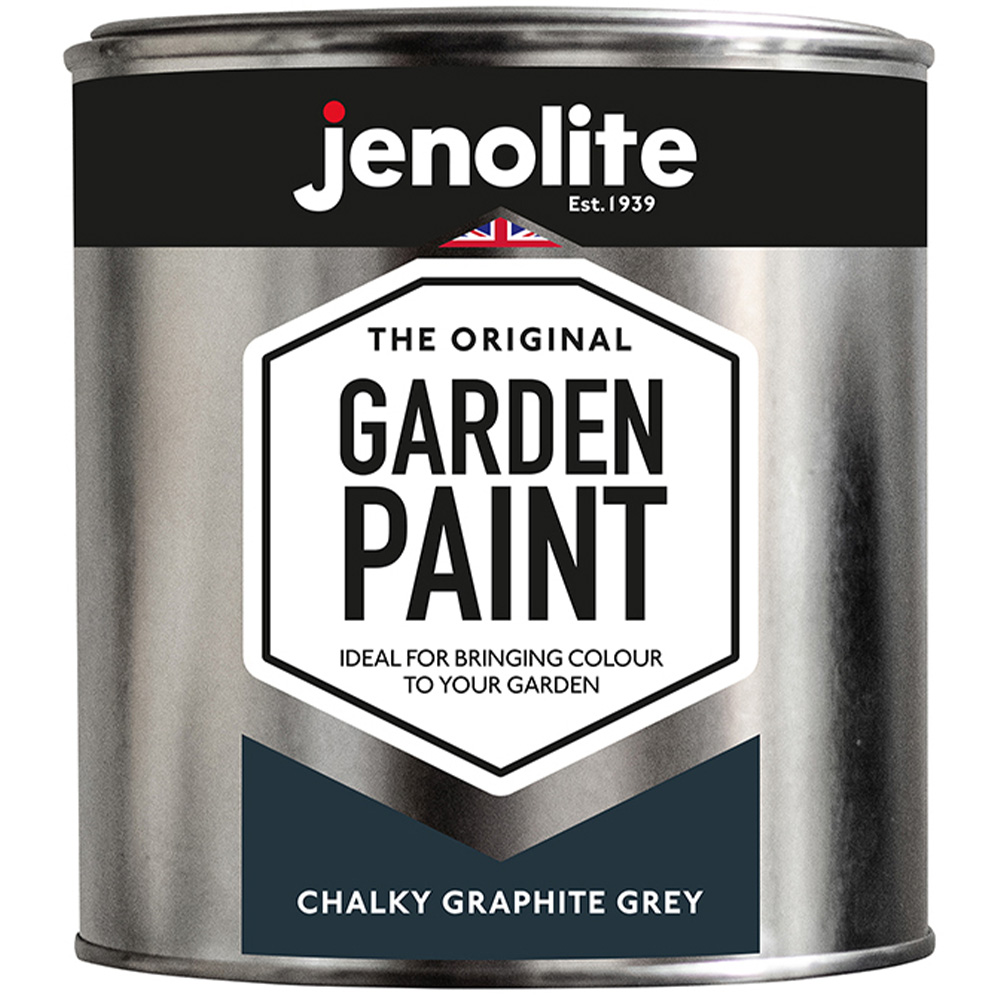 Jenolite Garden Paint Graphite Grey 1L Image 2