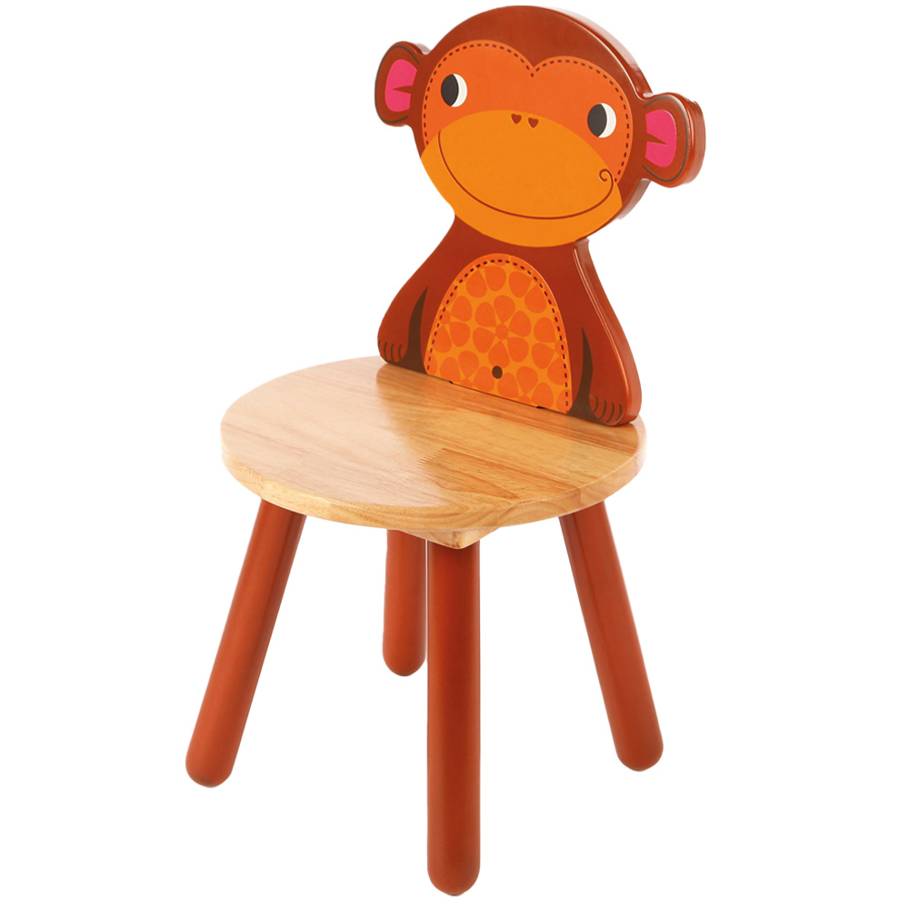 Tidlo Kids Wooden Monkey Chair Image 2