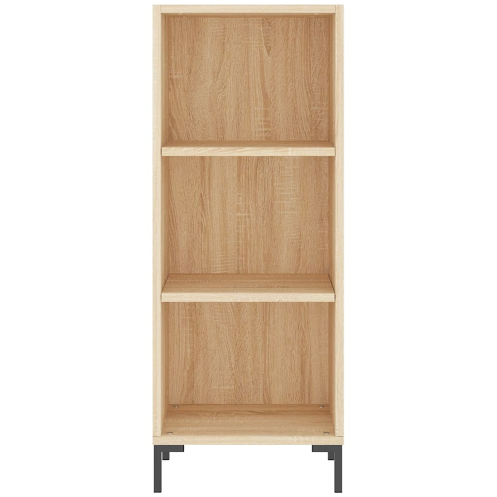 vidaXL Single Door 3 Shelf Sonoma Oak Highboard Image 6