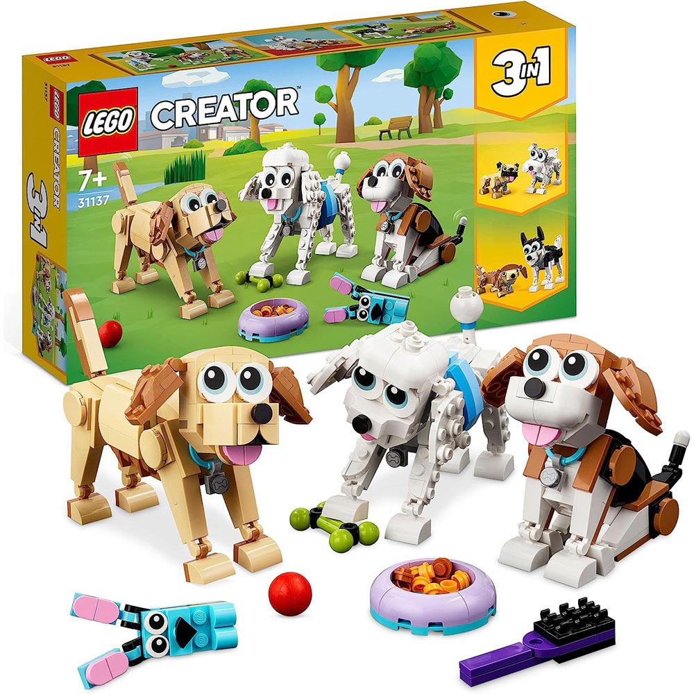 LEGO 31137 Creator 3 in 1 Adorable Dogs Building Toy Set Image 3