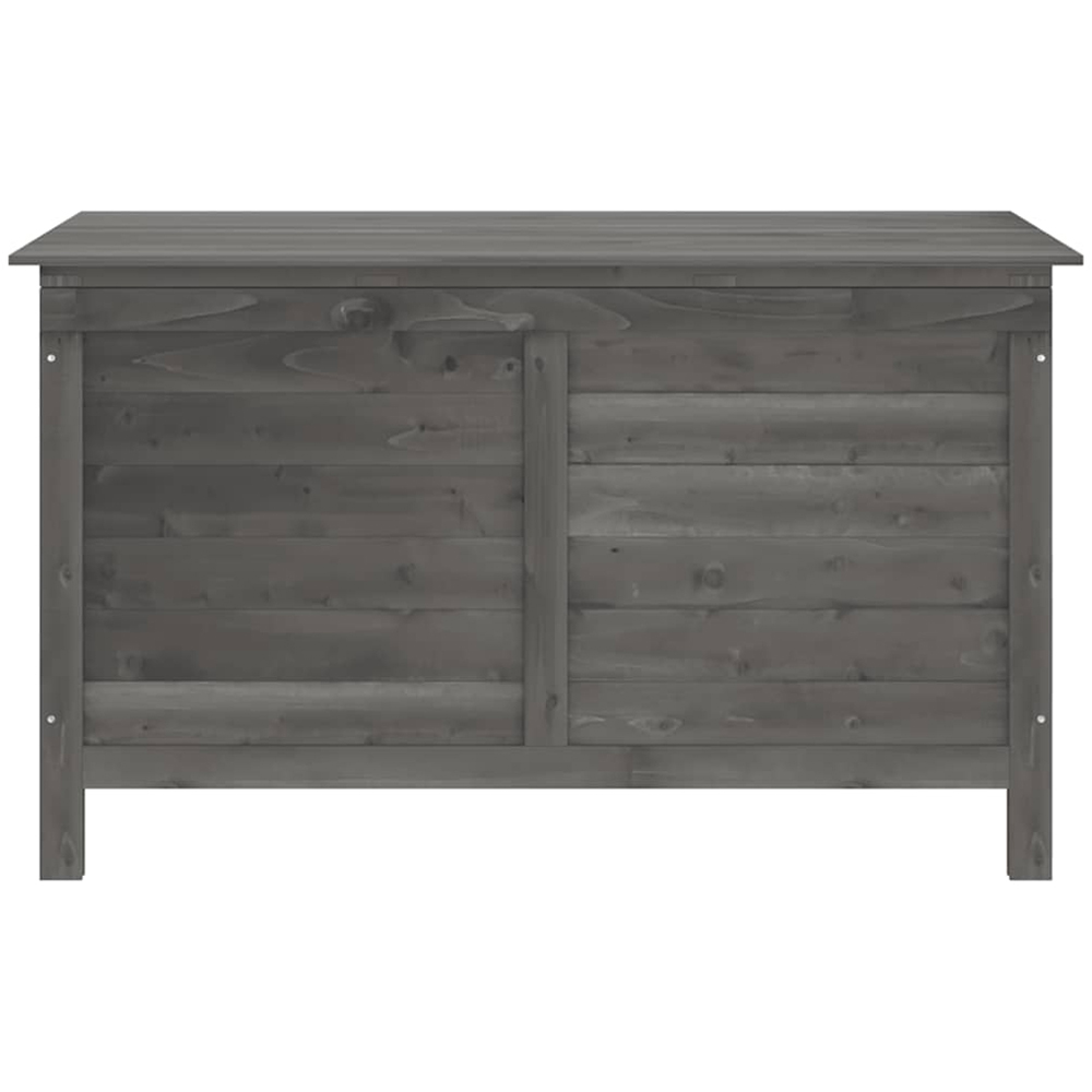 vidaXL 58.5 x 99 x 49.5cm Anthracite Fir Wood Garden Storage Box Image 3