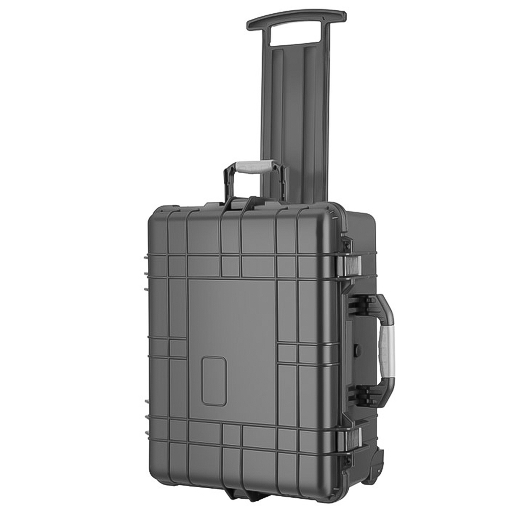 Tectake Black Hard Shell Waterproof Camera Case 58 x 45cm Image 1