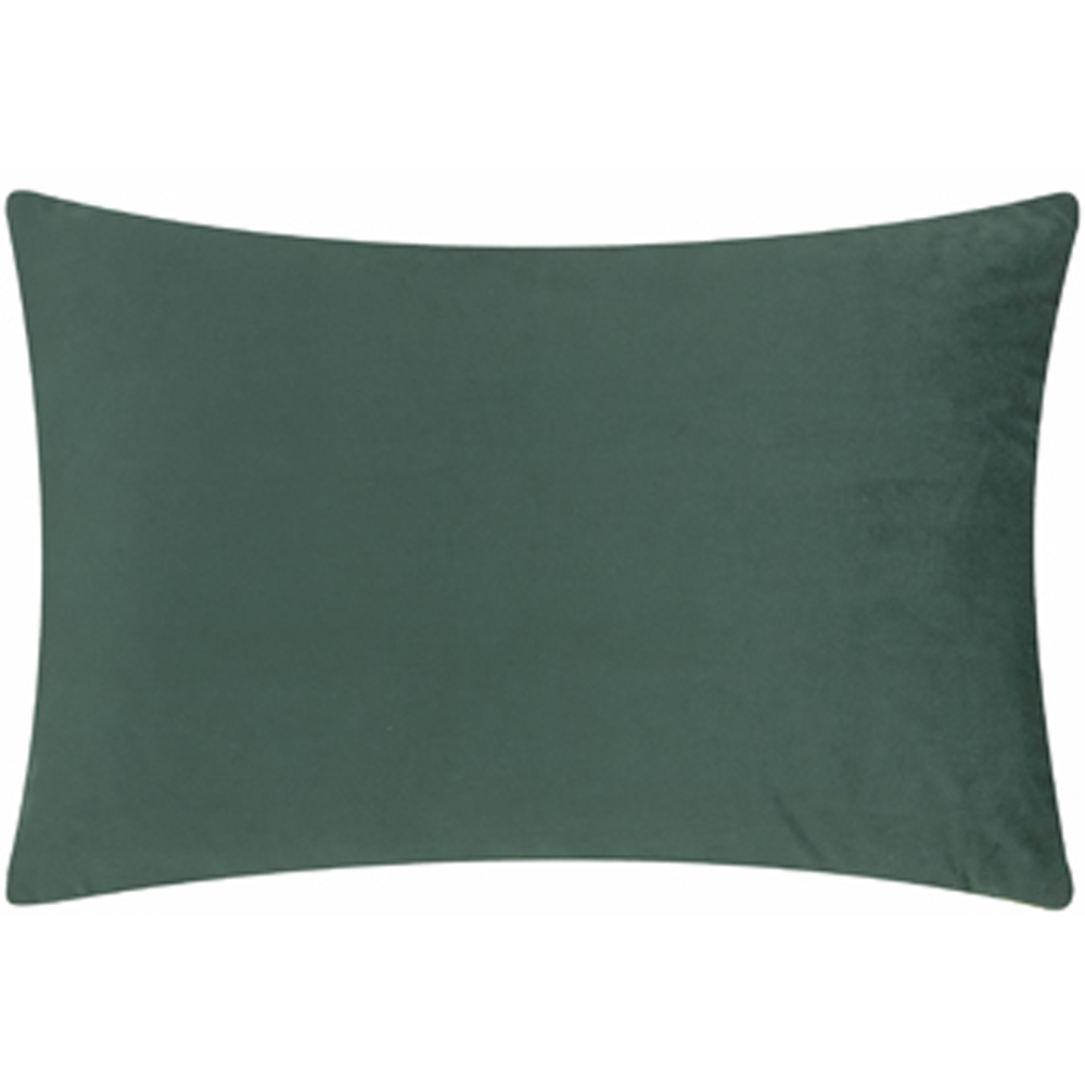 Furn Softie Green Grid Quilted Reversible Cushion 40 x 60cm Image 2