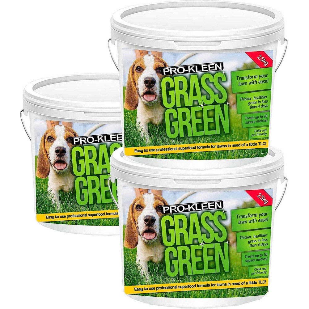 Pro-Kleen Grass Green Granule 2.5kg 3 Pack Image