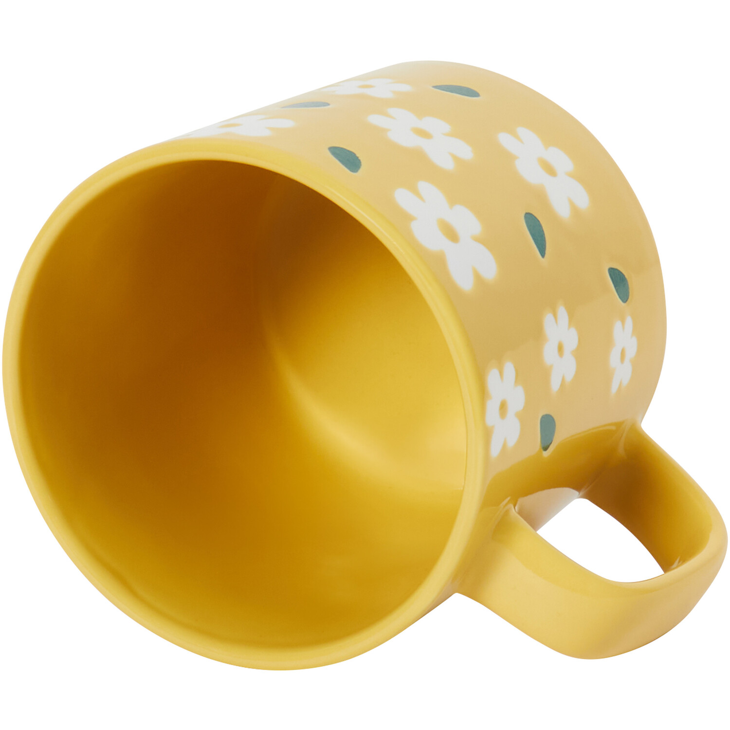 Flower Mug - Yellow Image 2
