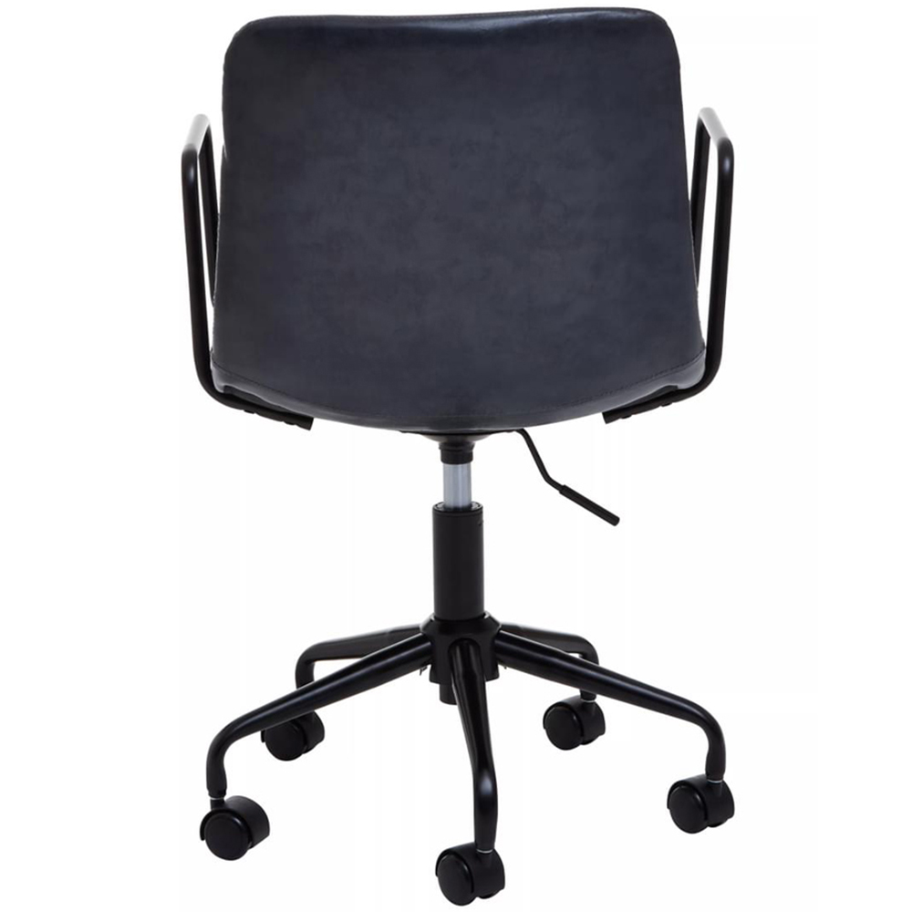 Premier Housewares Forbes Grey Swivel Office Chair Image 5