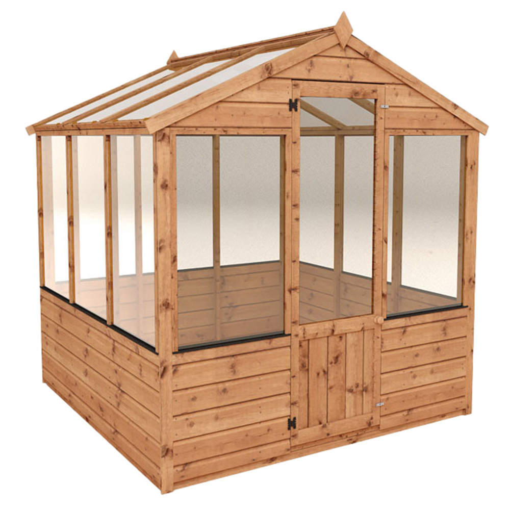 Mercia Wooden 6 x 6ft Traditional Greenhouse Image 1