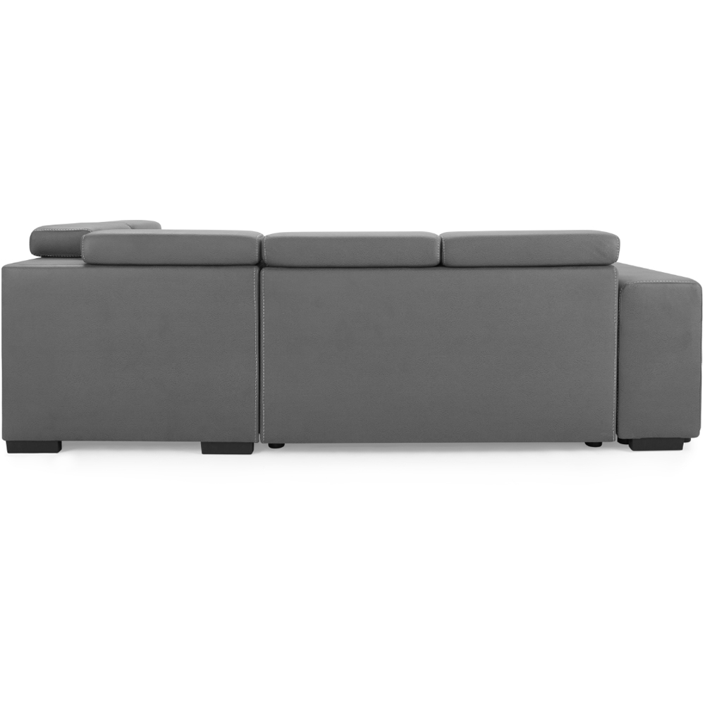 Home Detail Scarlett 5 Seater Grey Air Leather Right Hand Corner Sofa Image 5