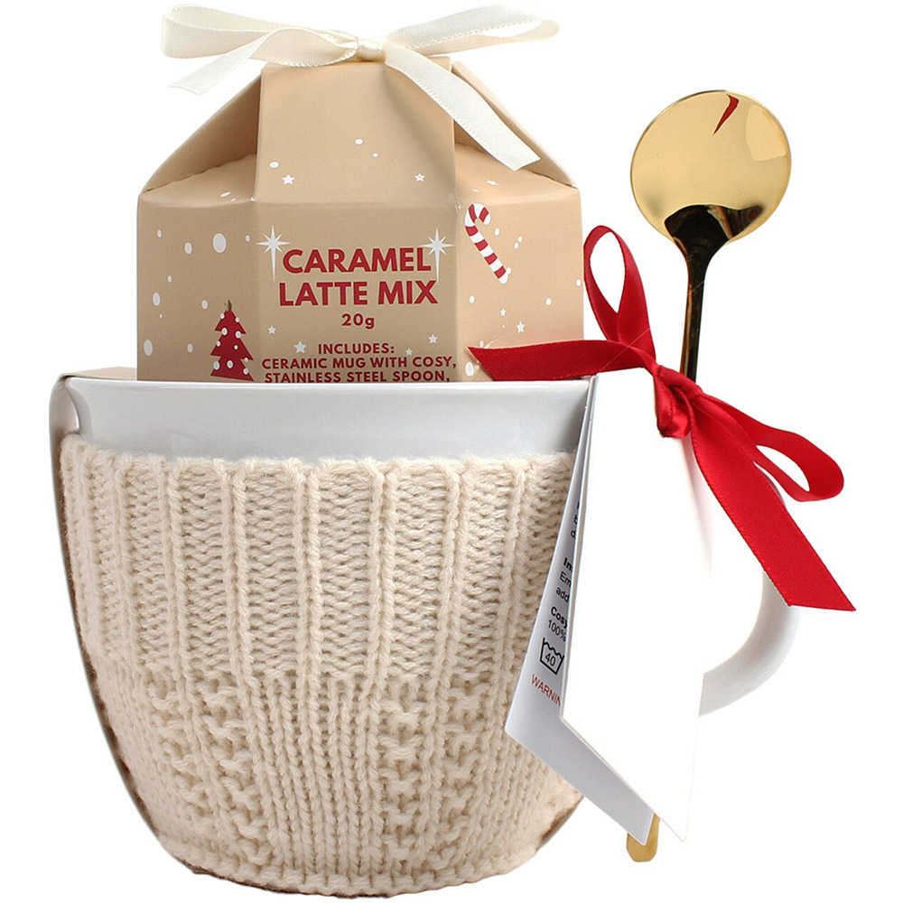 Caramel Latte Cosy Mug Set - Neutral Image