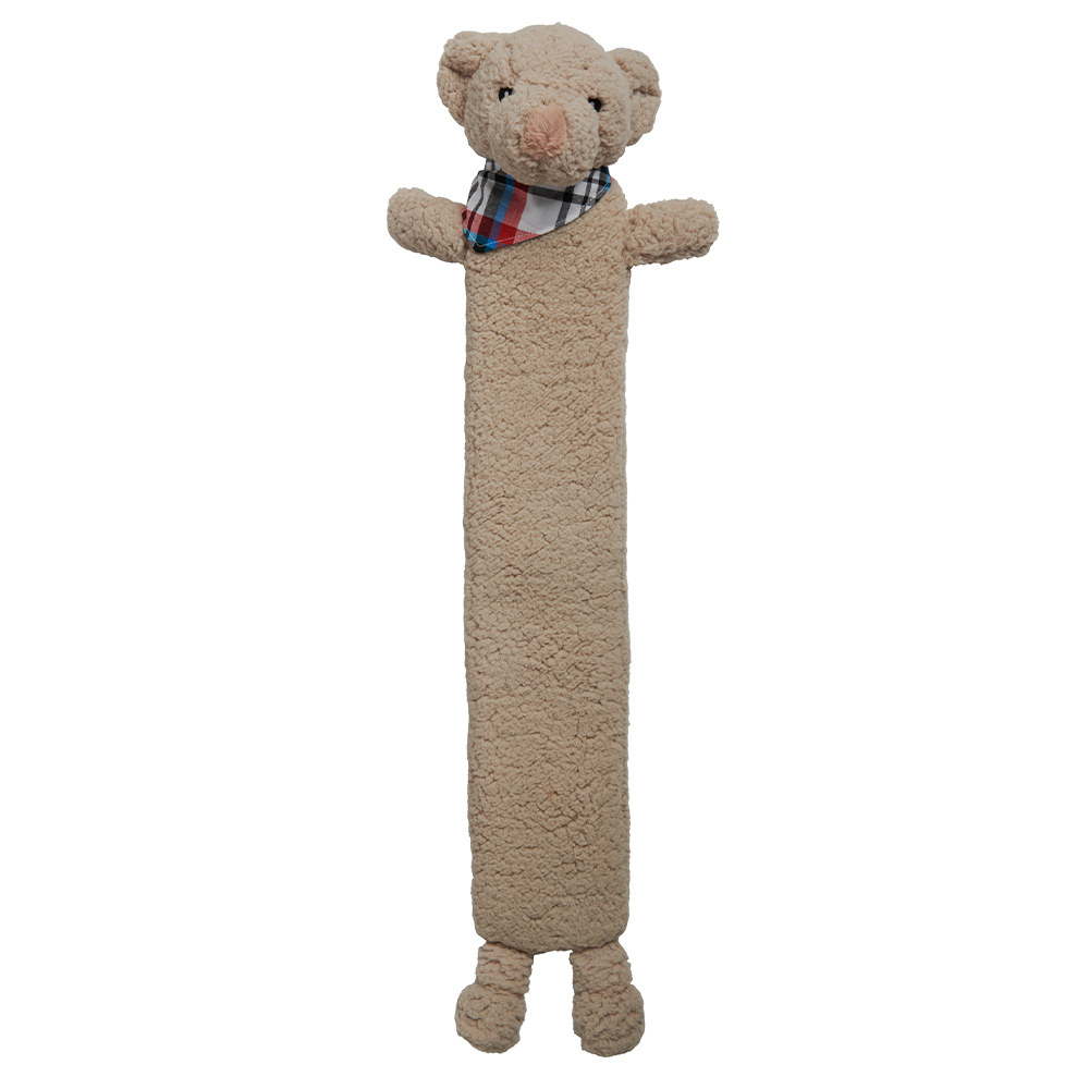 Wilko Teddy Long Hot Water Bottle with Novelty Cover Image 1