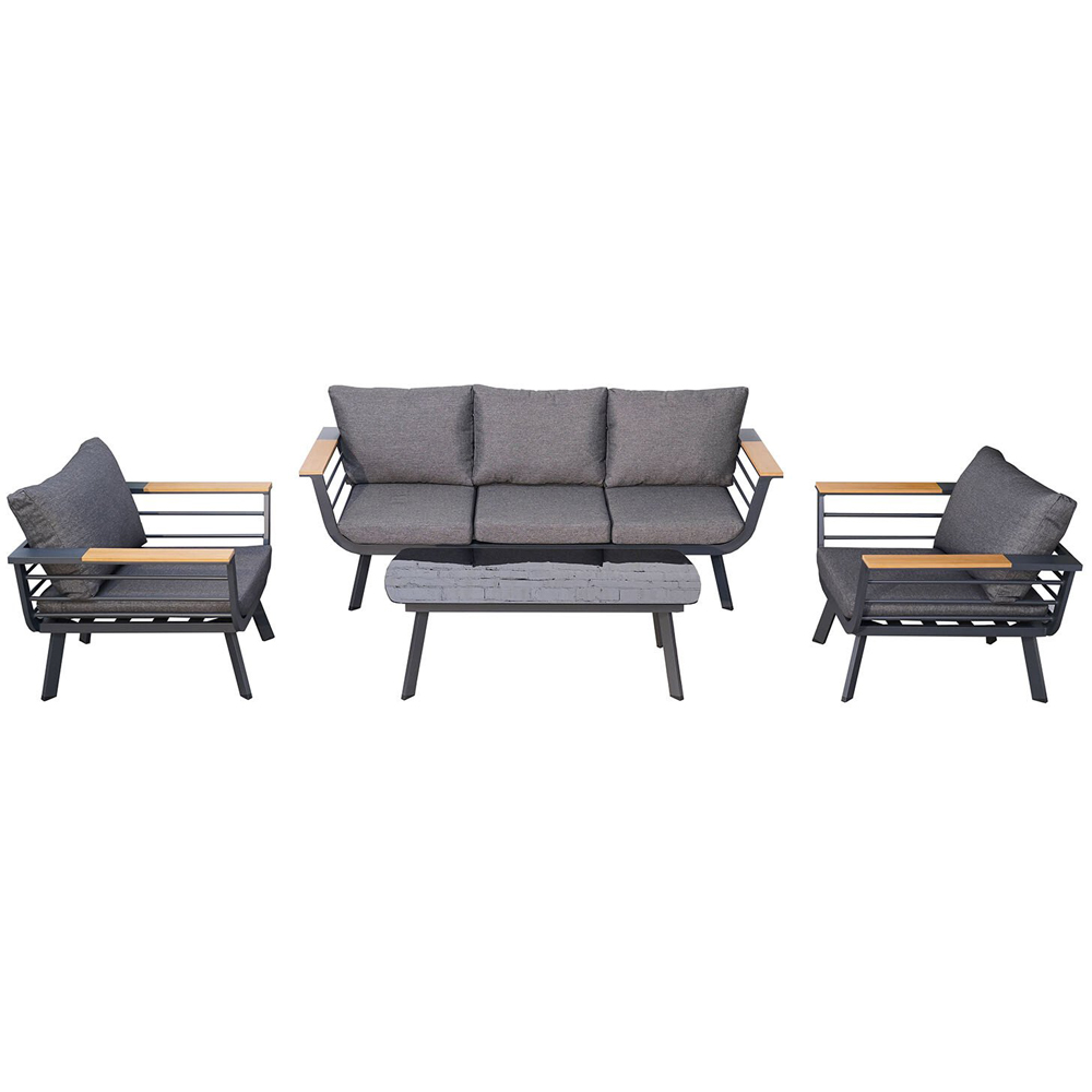 Saltram Sofa Set - Grey Image 2