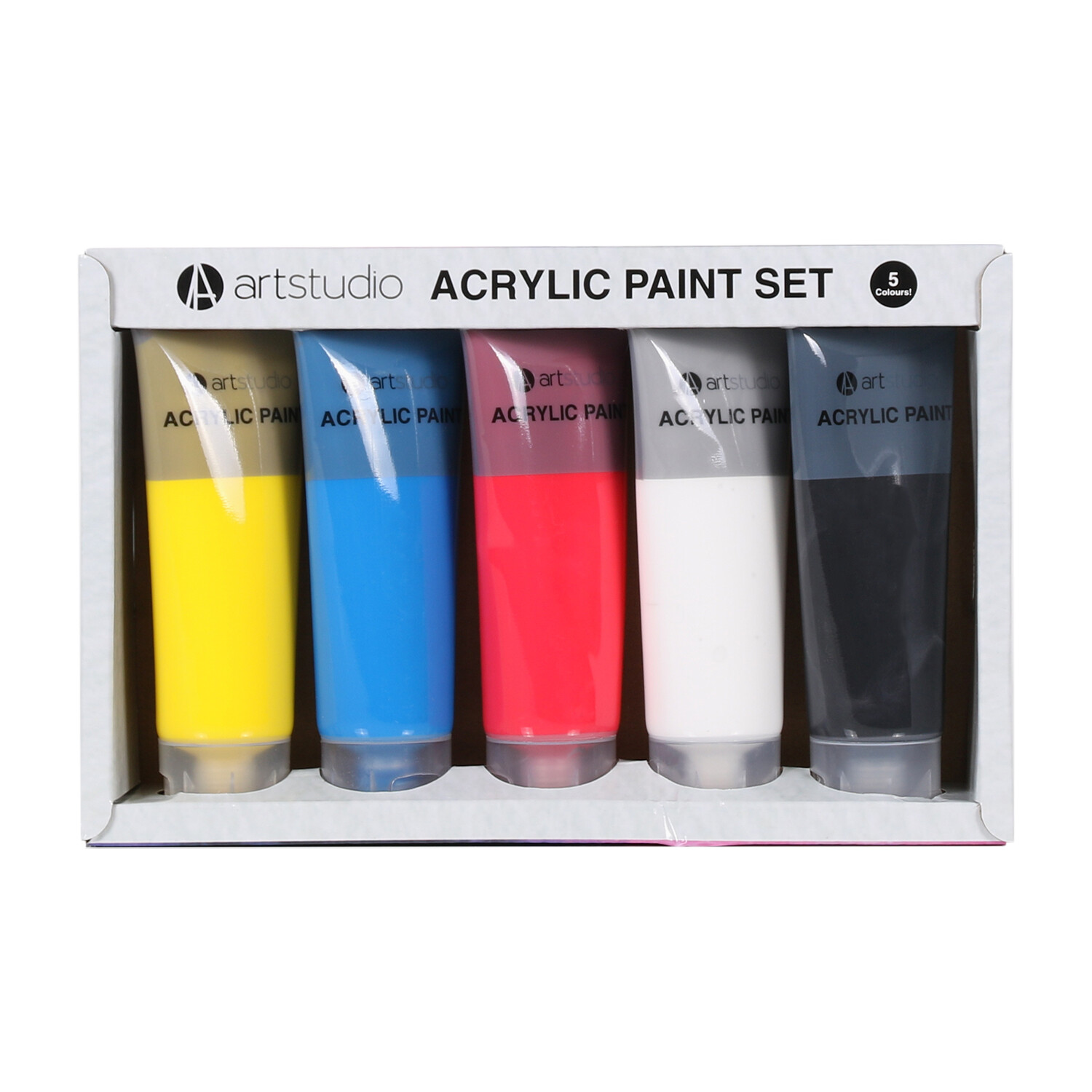 Art Studio Acrylic Paint 75ml 5 Pack Image