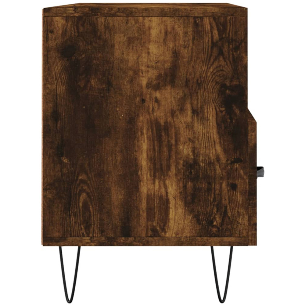 vidaXL 3 Drawer 3 Shelf Smoked Oak TV Cabinet Image 7