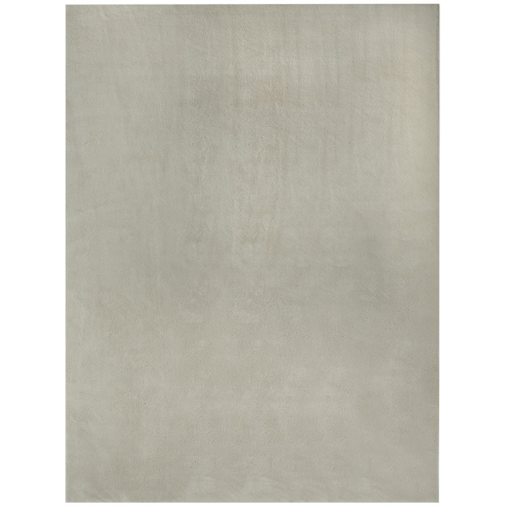 tectake Zonelle Sand Short Pile Ultra Soft Rug 290 x 200cm Image 1