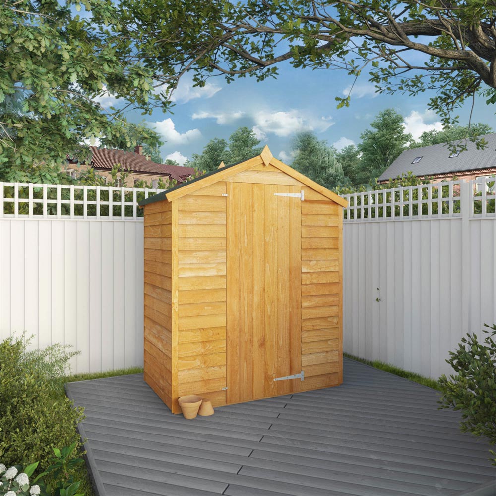 Mercia 3 x 5ft Overlap Apex Shed Image 3