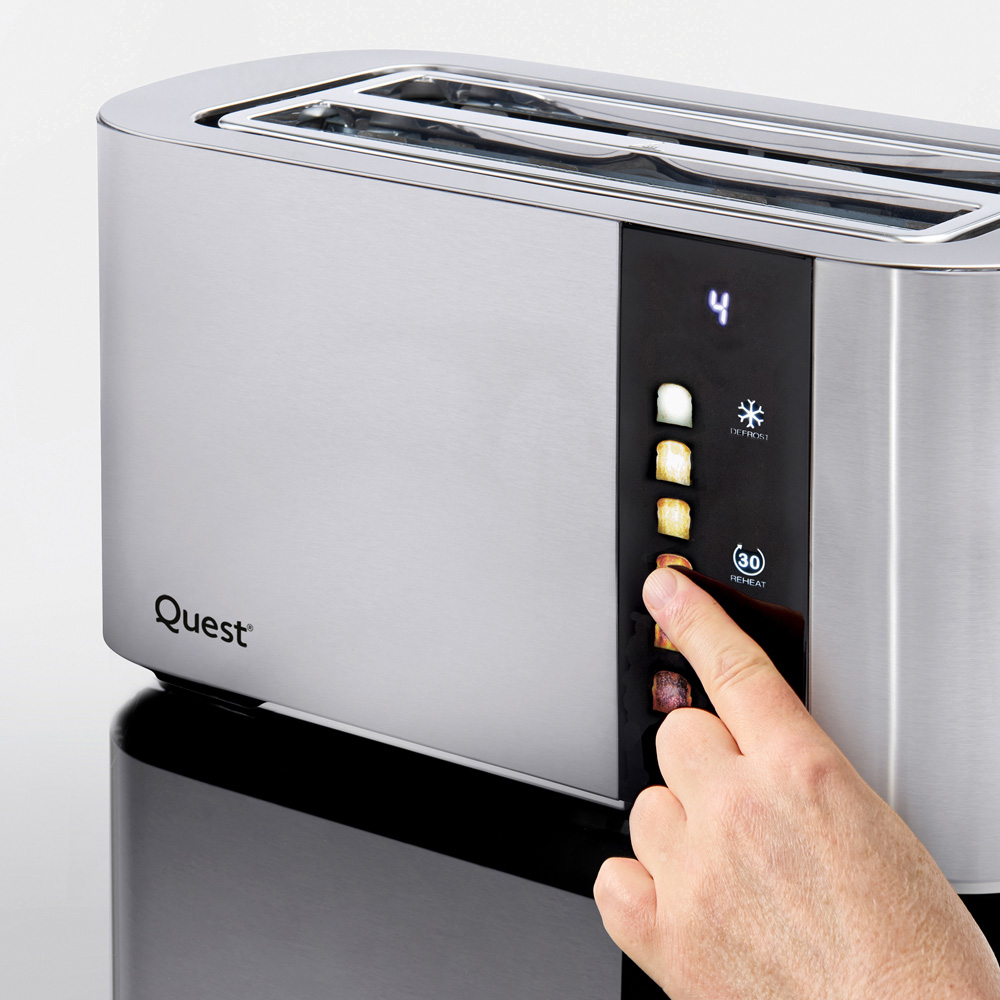 Quest 68290 Silver 4 Slice Digital Toaster Image 7