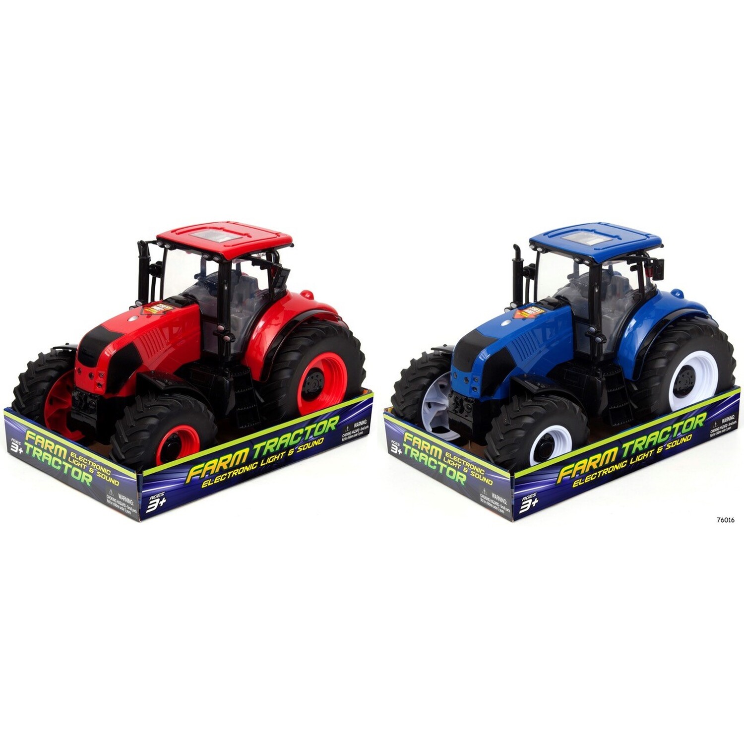 Single Kids Electronic Light and Sound Toy Farm Tractor in Assorted styles Image