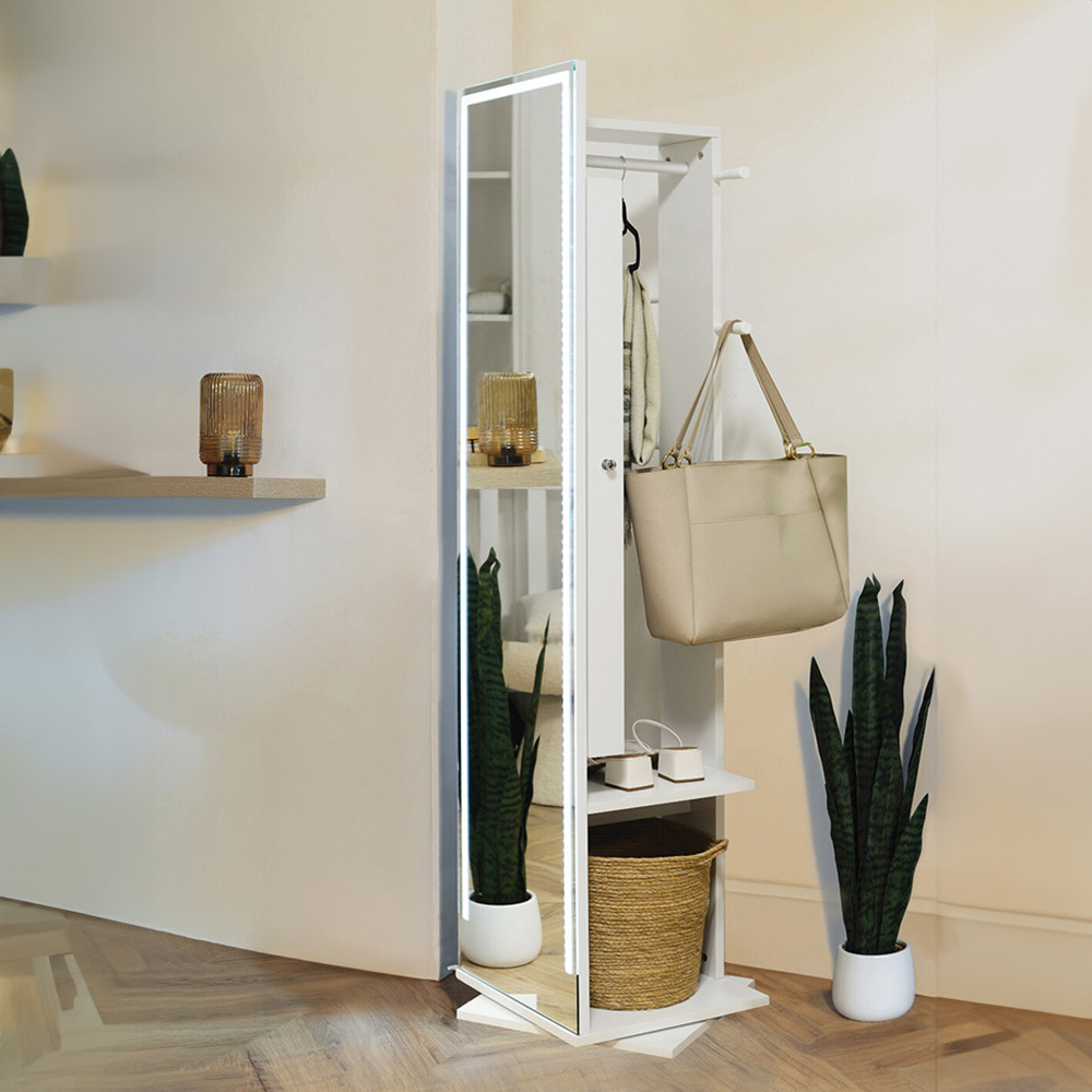 Rotating LED Compartment Mirror Image 5