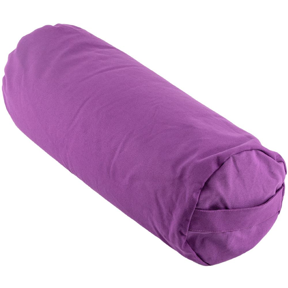 Myga Plum Yoga Buckwheat Support Bolster Pillow Image 1