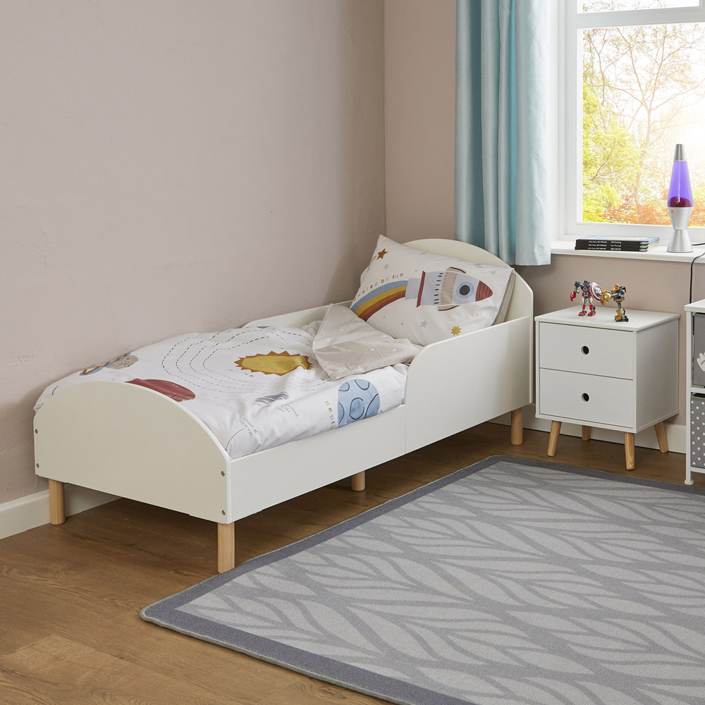 Liberty House Toys White Toddler Bed Image 3