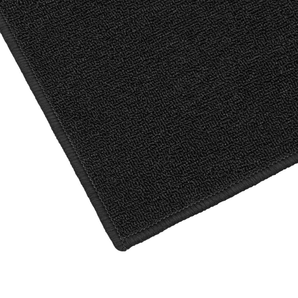 JVL Eden Black Indoor Machine Washable Doormat 40 x 60cm Image 3