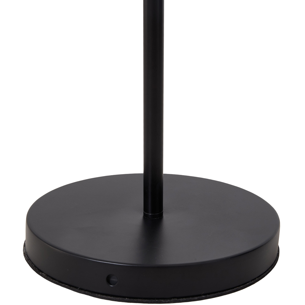 Living and Home Black LED Floor Lamp Image 7