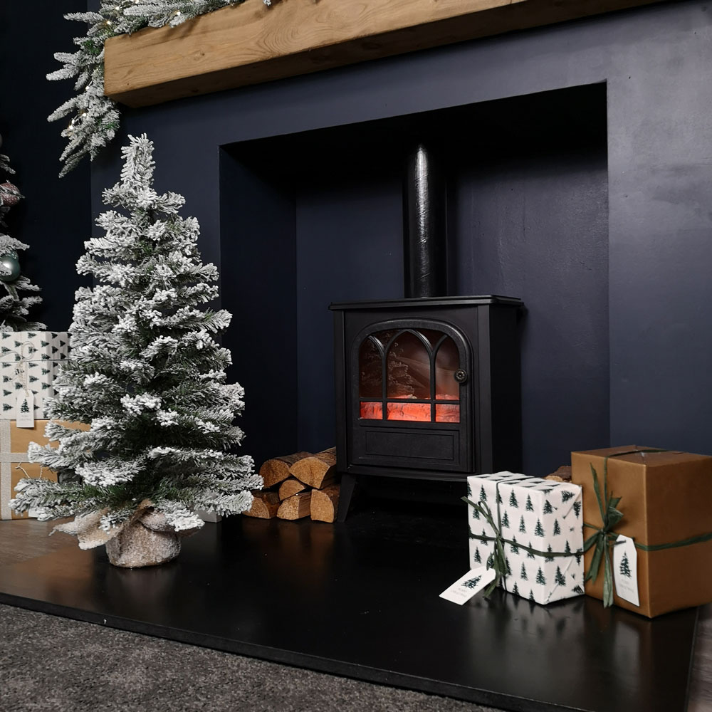 Samuel Alexander Imperial Artificial Snowy Mini Christmas Tree 90cm Image 8