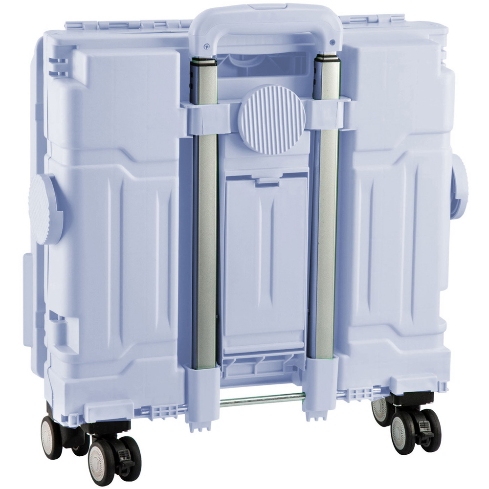 Sewing Online YN8806-PURPLE Purple Plastic Foldable Craft and Sewing Trolley 34 x 39 x 38cm Image 4