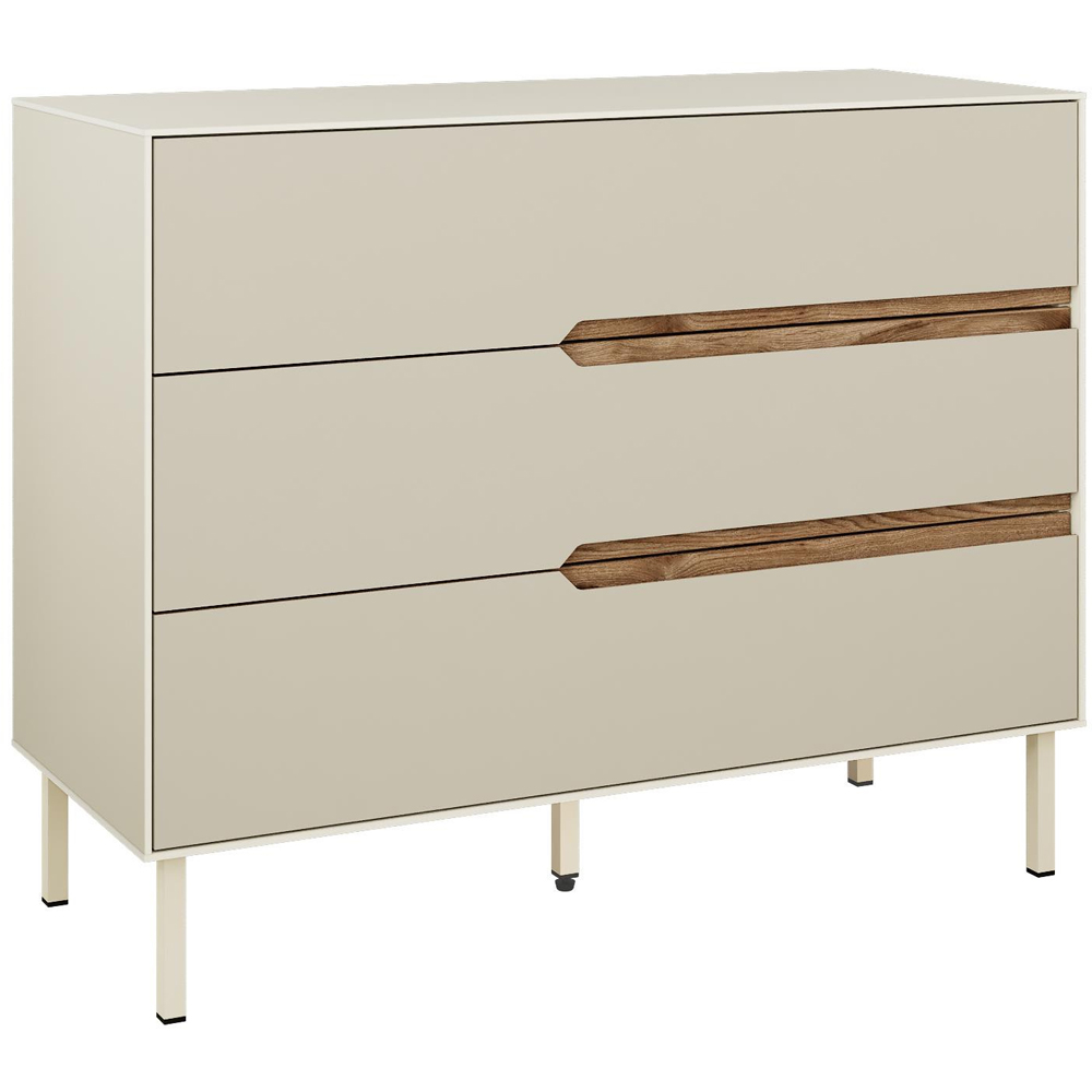 Decortie Arch 3 Drawer Sandstone Dresser Image 2
