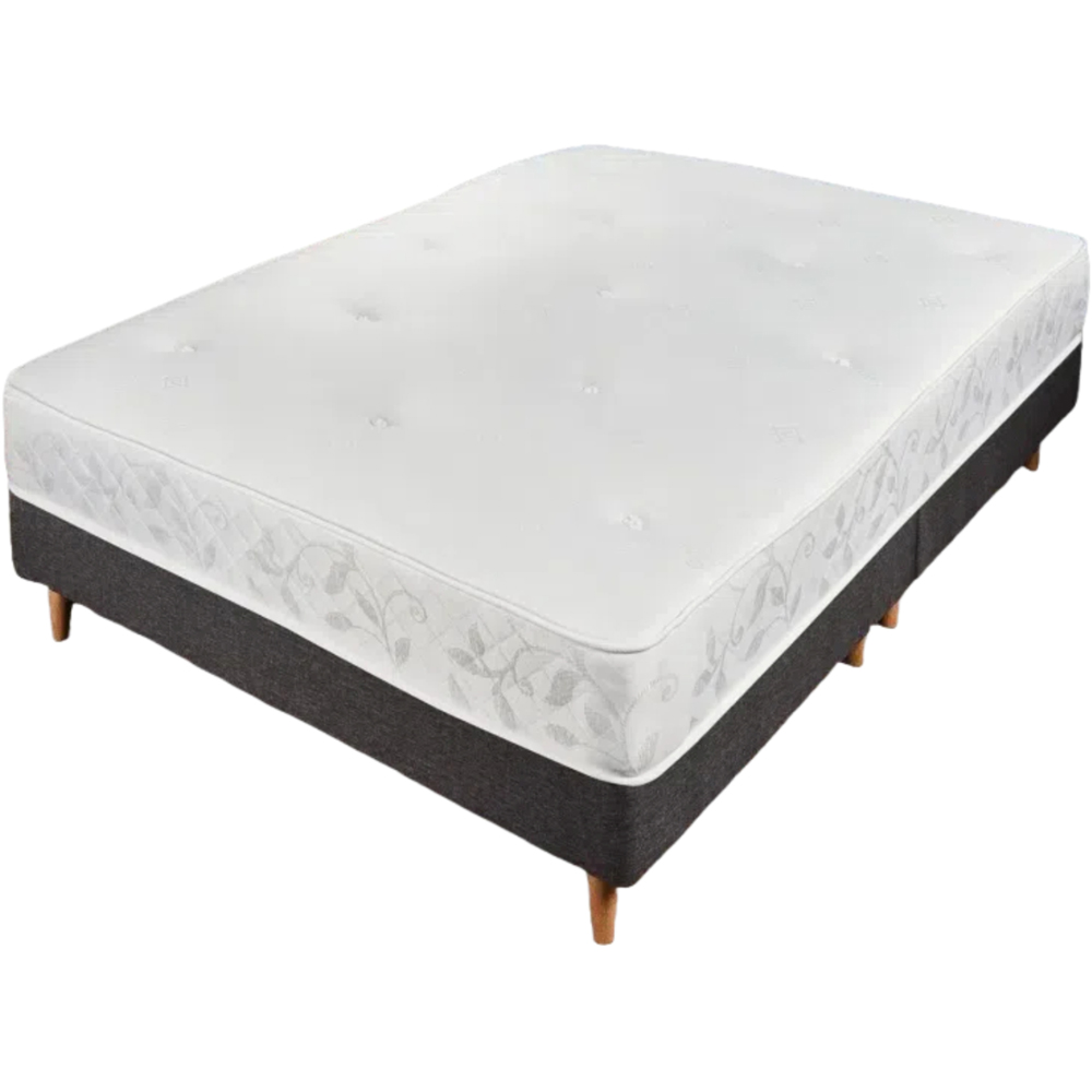 Indoor Living Leafy Westminster King Size Tufted Memory Top Open Coil Spring Mattress Image 3