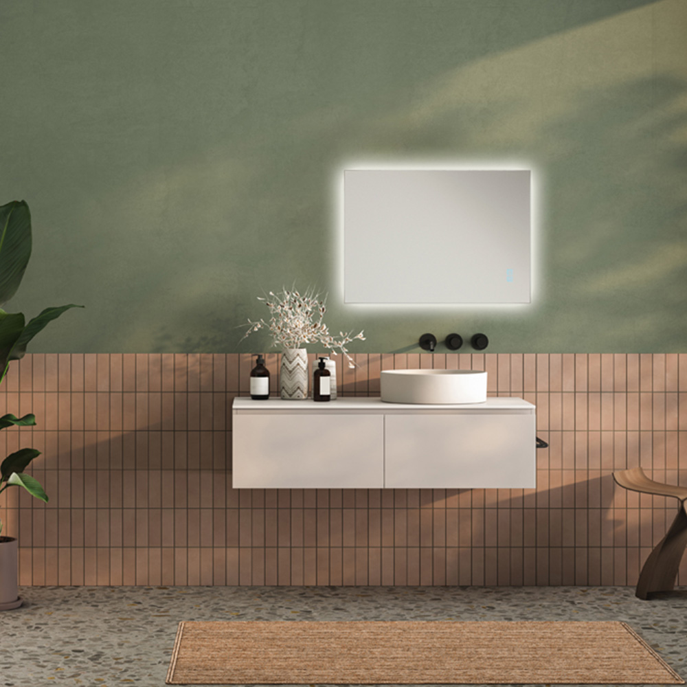 Sorrelis Hadrian Tunable Backlit LED Mirror 70 x 50cm Image 2