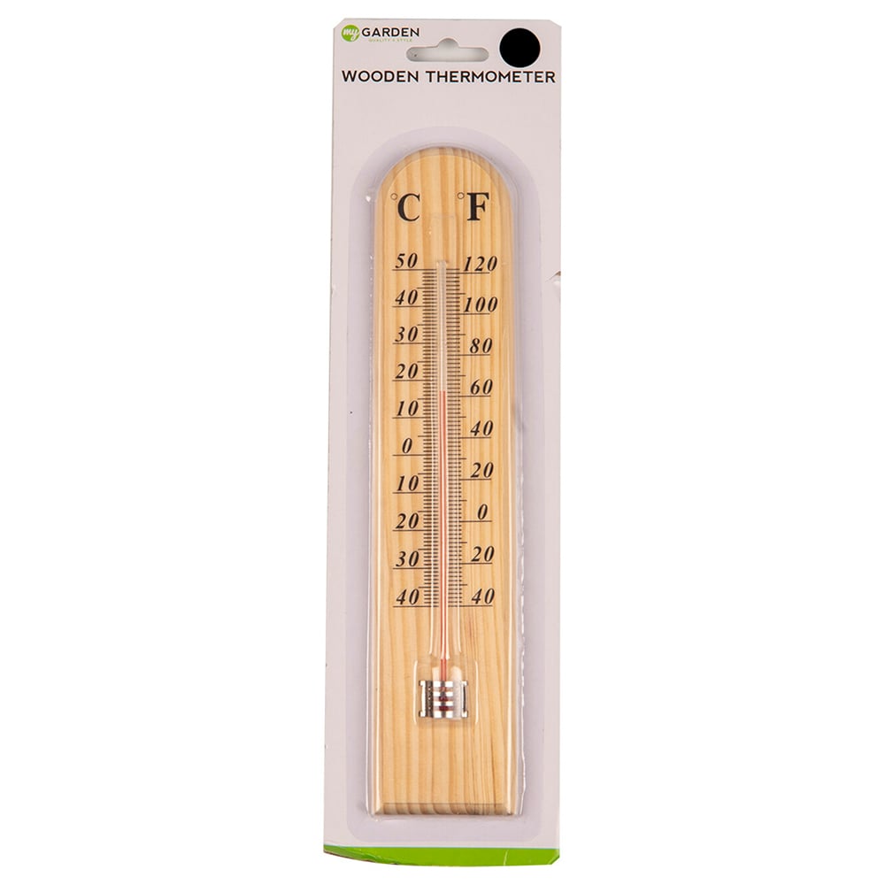 My Garden Wooden Thermometer Image