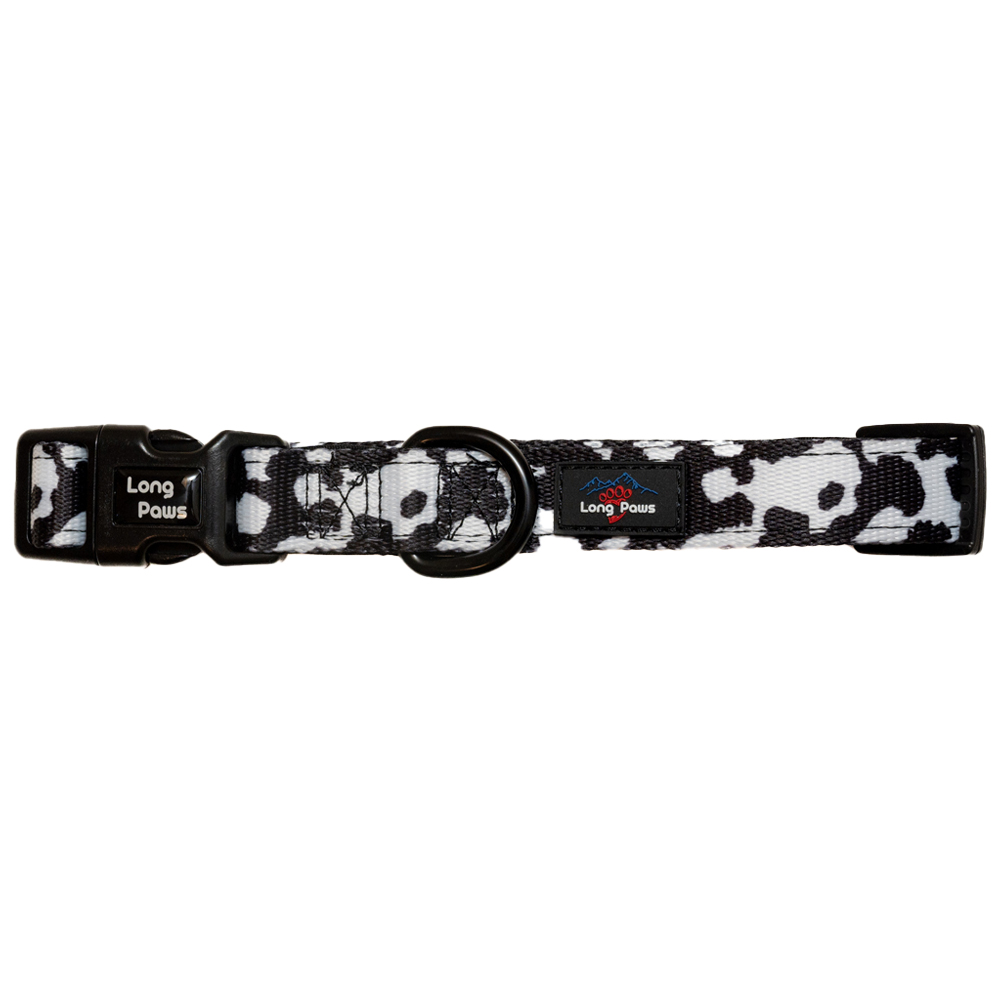 Long Paws Funk the Dog Small Cow Print Collar Image 2