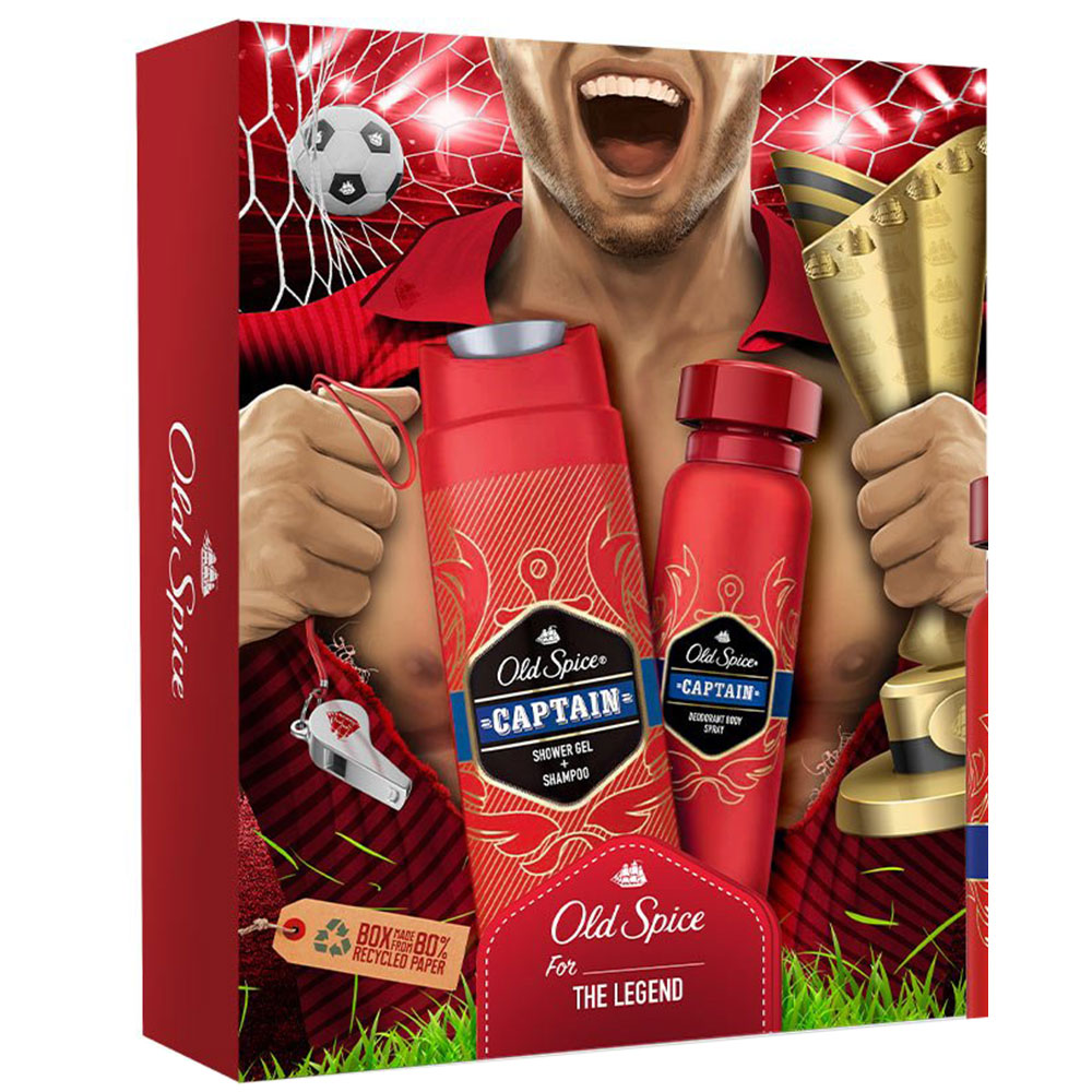Old Spice Captain Footballer Gift Set 2 Pack Image 1