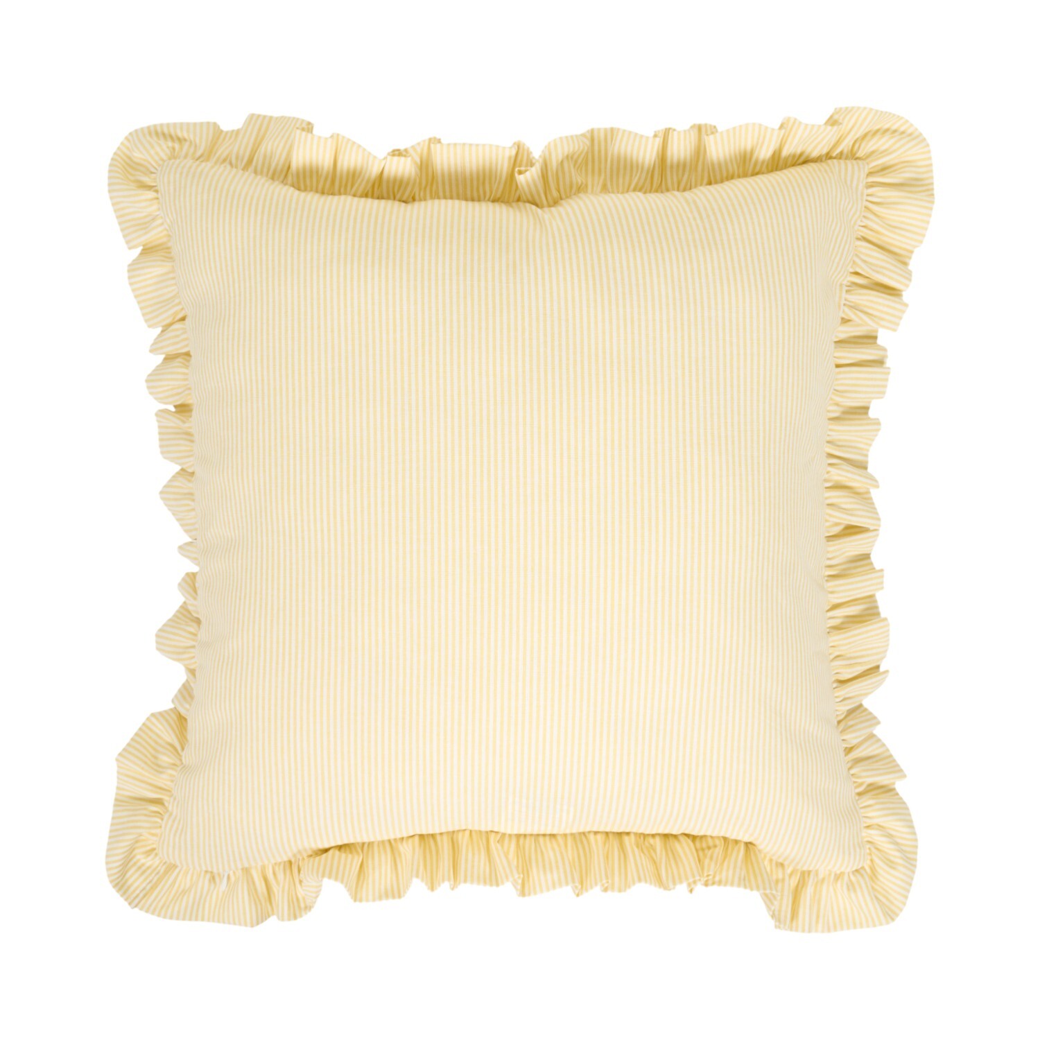 Clementine Frill Cushion Yellow Image 4