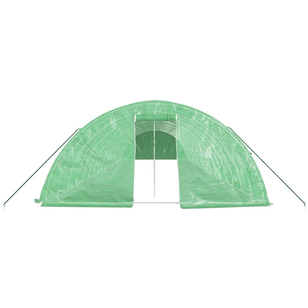 vidaXL Green 16.4 x 59ft Greenhouse Image 2