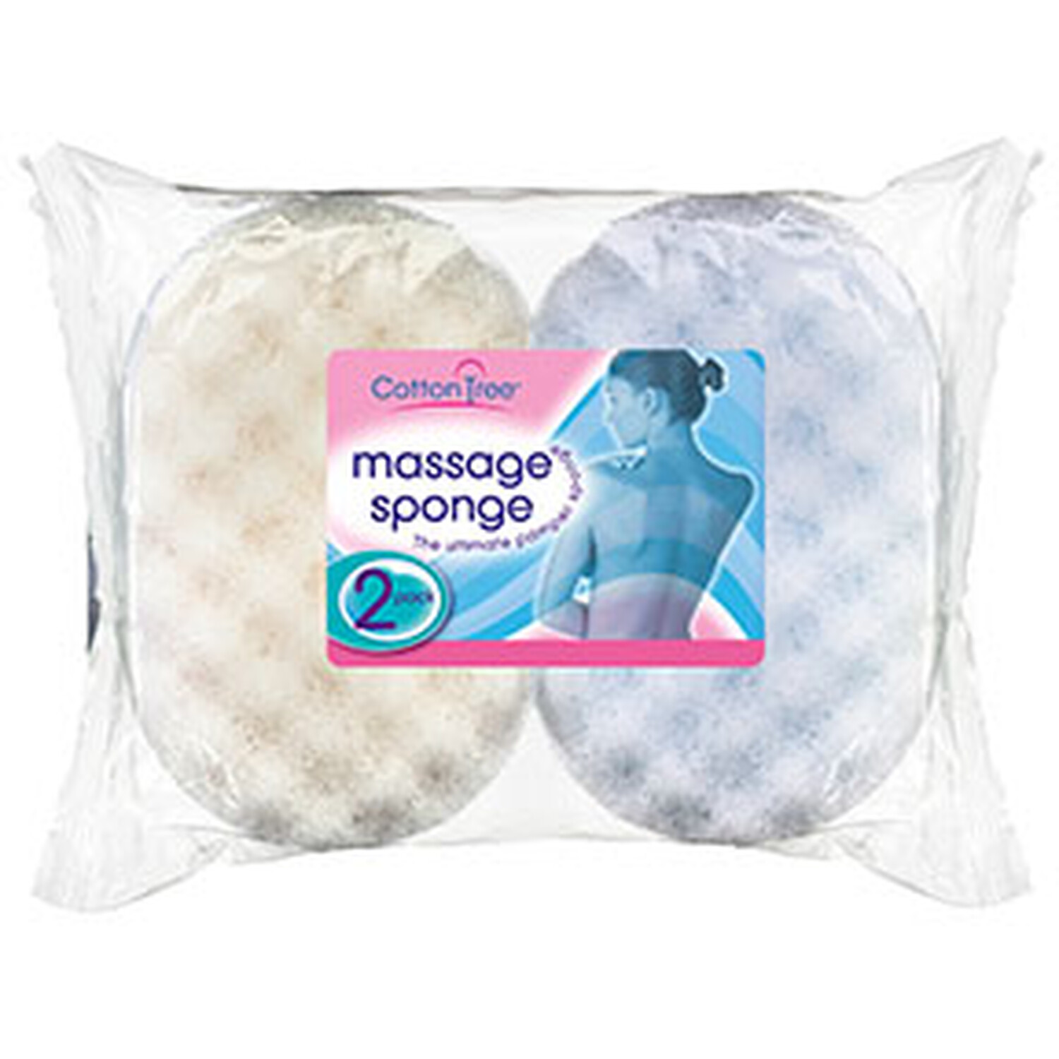 Pack of 2 Massage Sponges Image