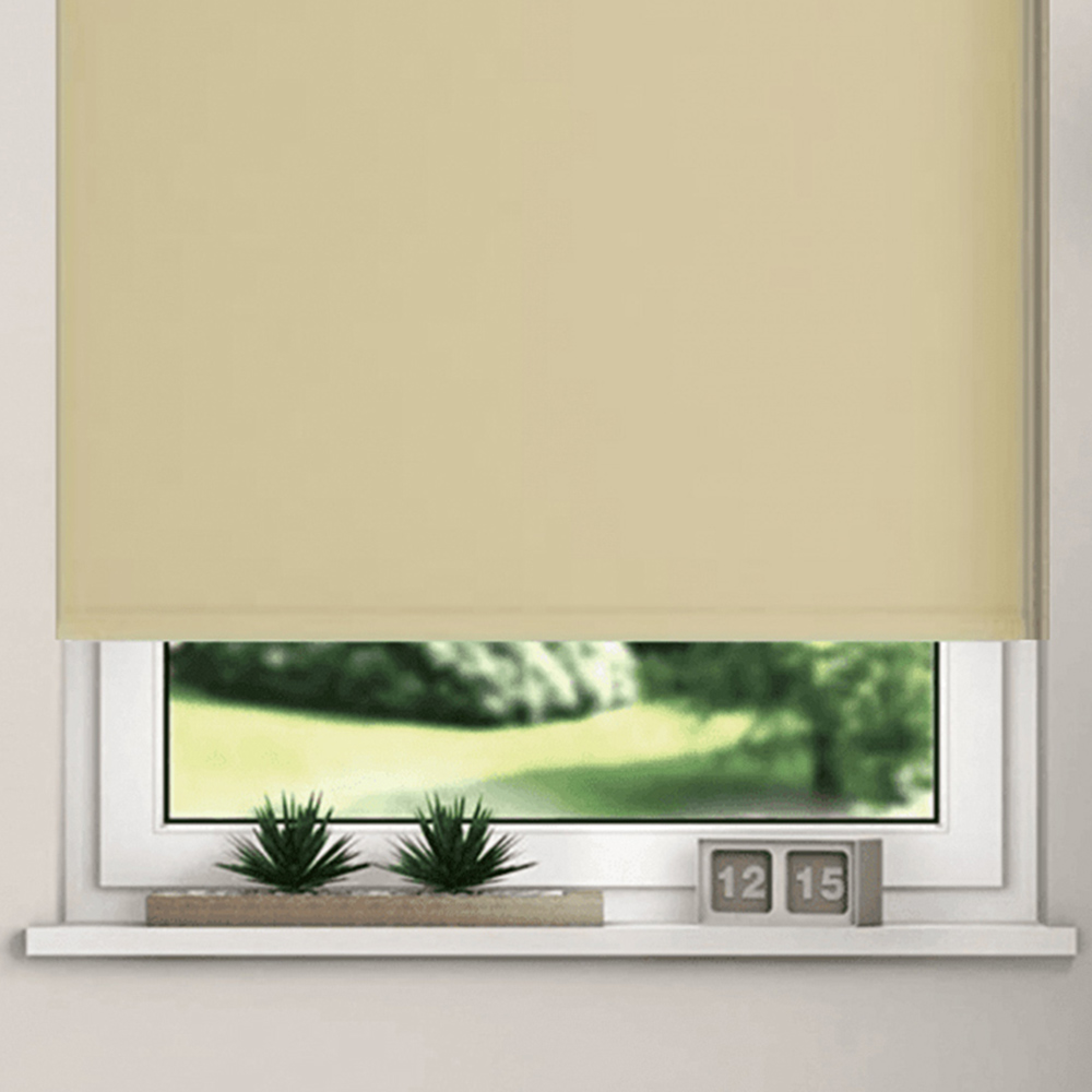 New Edge Blinds Blackout Roller Blinds Taupe 50cm Image 3