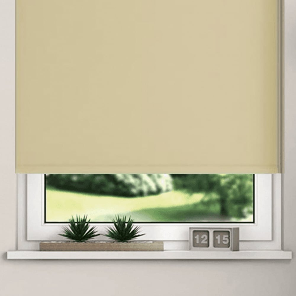 New Edge Blinds Blackout Roller Blinds Taupe 75cm Image 3