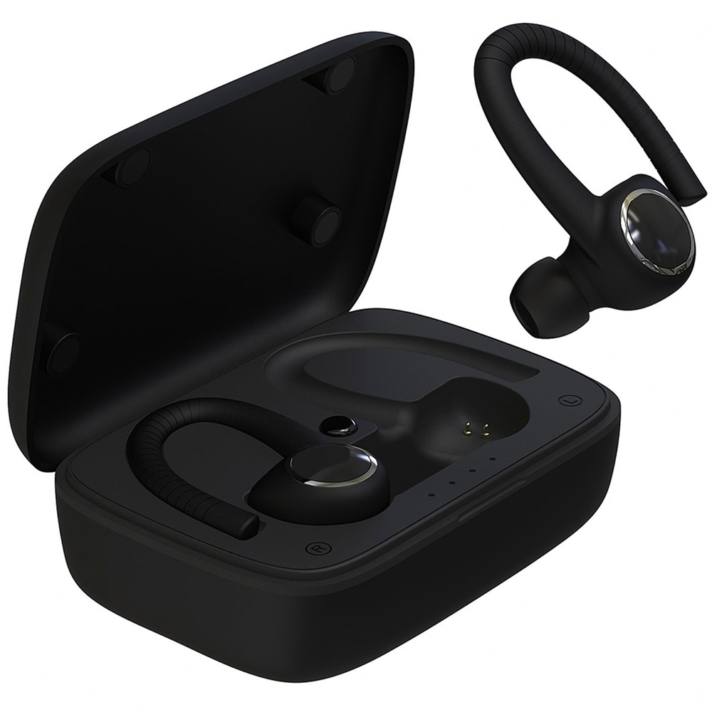 Groov-e Sport Buds True Wireless Earphones with Charging Case and Power Bank Image 1
