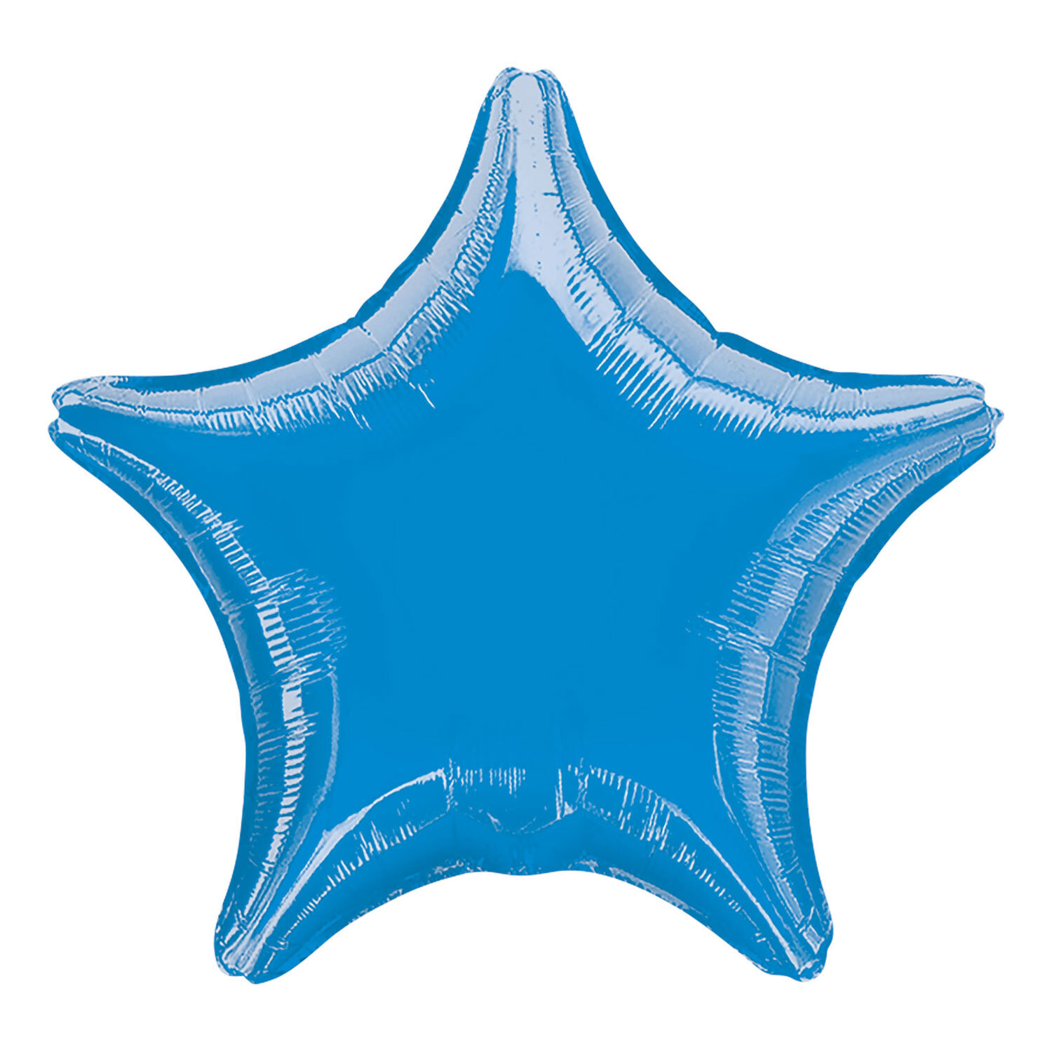 Foil Star Balloon - Metallic Blue Image