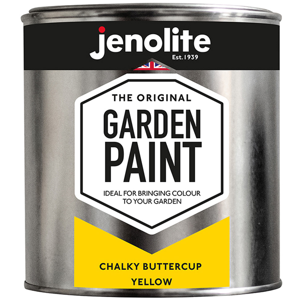 Jenolite Garden Paint Buttercup Yellow 1L Image 2