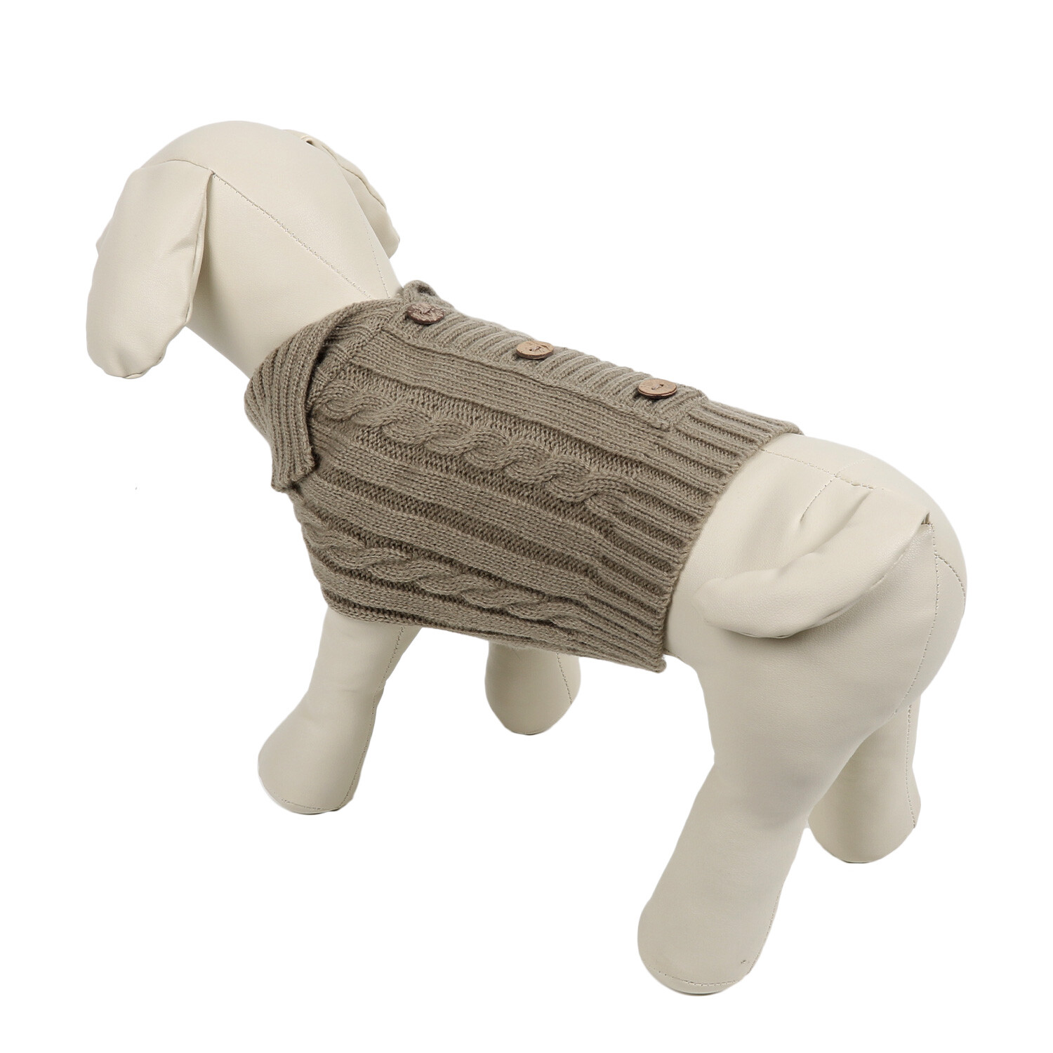 Buttoned Knit Jumper - 50cm Image 16