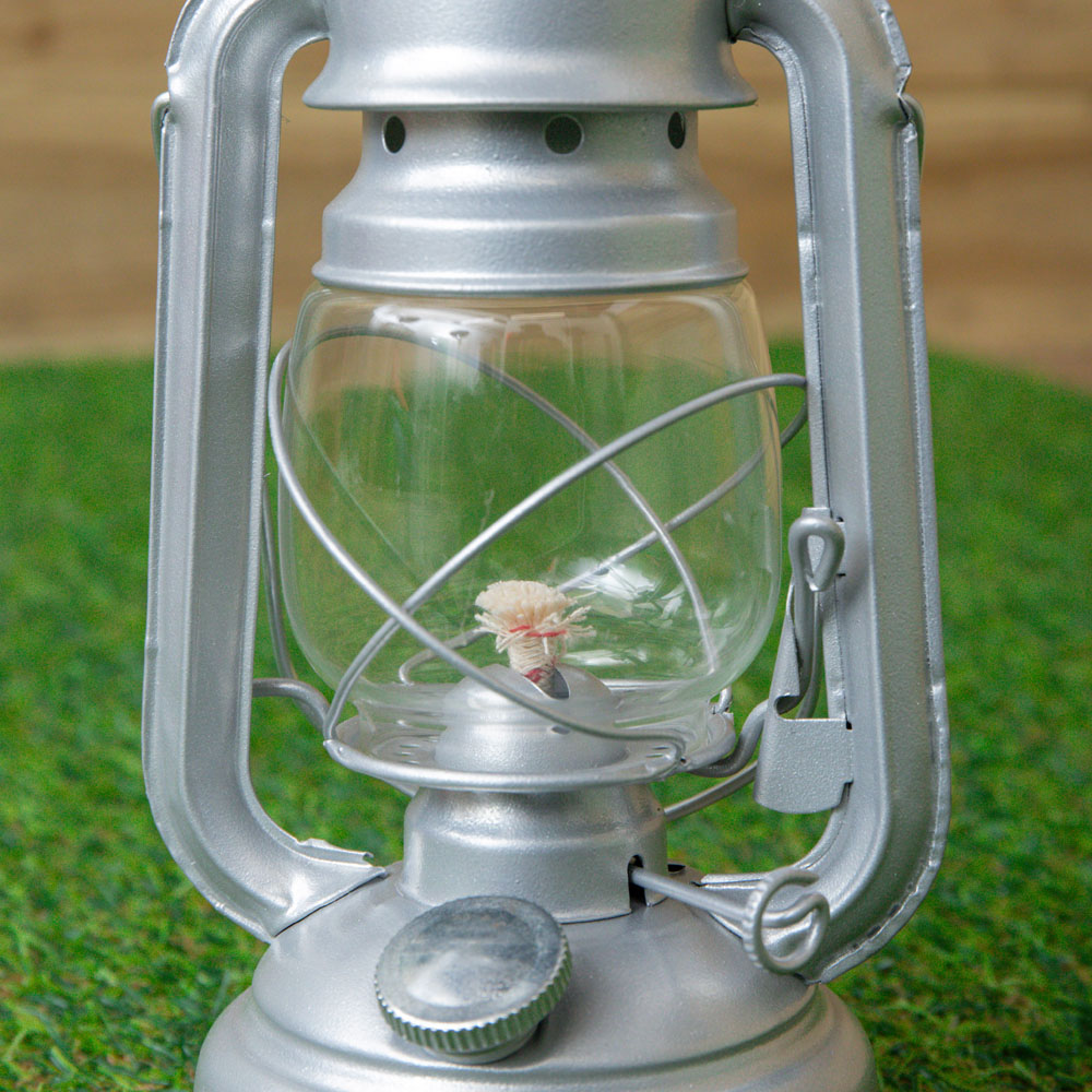 Samuel Alexander Silver Paraffin Hurricane Lantern 25cm Image 9