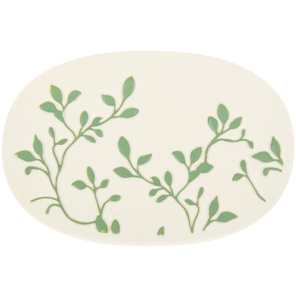 Sage Botanical Soap Dish Image 2