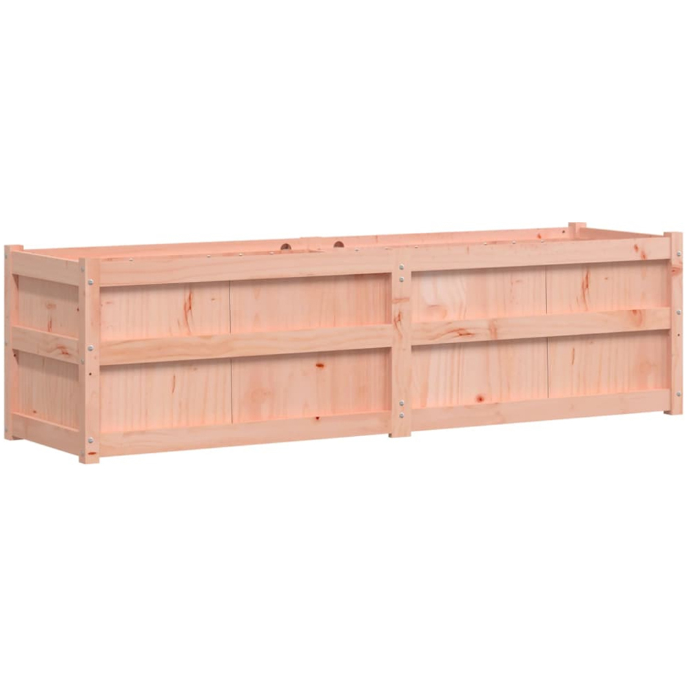 vidaXL Natural Solid Douglas Wood Garden Planter 180 x 50 x 50cm Image 1