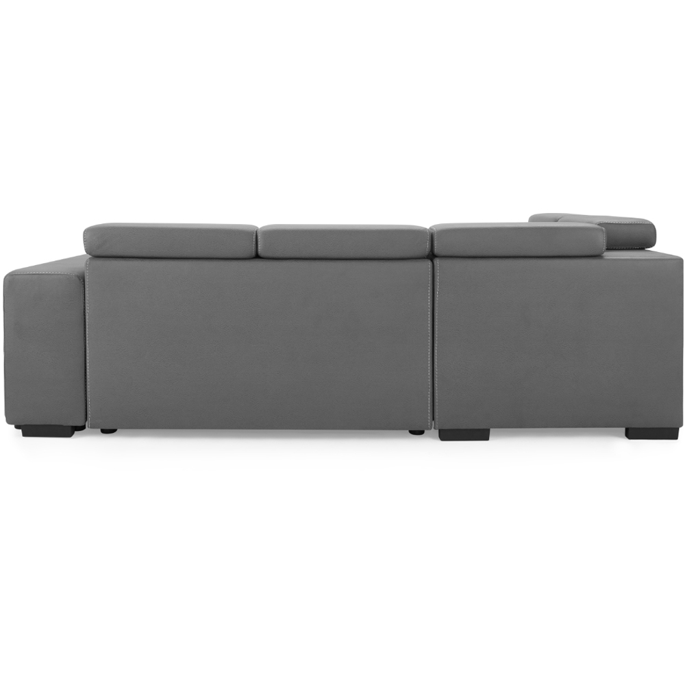 Home Detail Scarlett 5 Seater Grey Air Leather Left Hand Corner Sofa Image 5